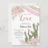 Taco over liefde bruids douche uitnodiging (Voorkant)