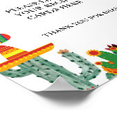 Taco over Liefde cactus Taco Recepten Kaart Tafelt Poster (Hoek)