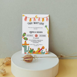 Taco 'Over Liefde Cactus Verlovingsfeest Kaart