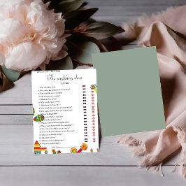 Taco Over Liefde Cactus vrijgezellenspel kaart