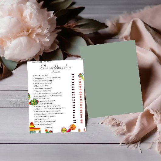 Taco Over Liefde Cactus vrijgezellenspel kaart