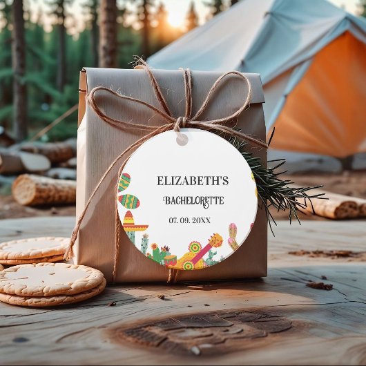 Taco over liefde Einde Fiesta Bachelorette Weekend Bedankjes Labels