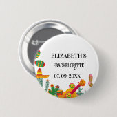 Taco over liefde Final Fiesta Bachelorette Weekend Ronde Button 5,7 Cm (Voorkant /achterkant)