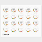 Taco over liefde Final Fiesta Bachelorette Weekend Ronde Sticker (Vel)