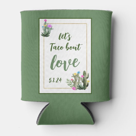 Taco over Liefde Ik Koelbox Blikjeskoeler (Voorkant)