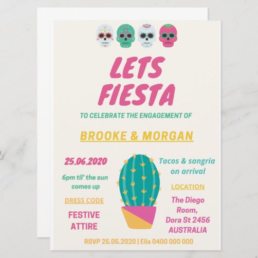 Taco over liefde kaart (Voorkant / Achterkant)