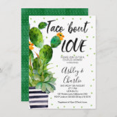 Taco Over Liefde Koppels Douche Uitnodiging (Voorkant / Achterkant)