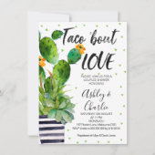 Taco Over Liefde Koppels Douche Uitnodiging (Voorkant)