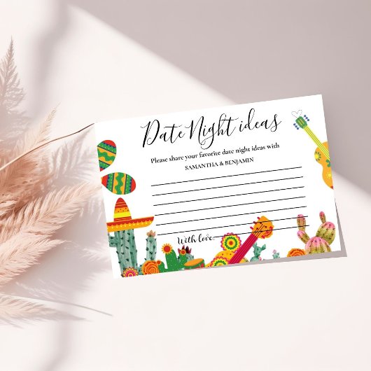 Taco Over Liefde Mexicaanse date avond ideeën Advieskaart