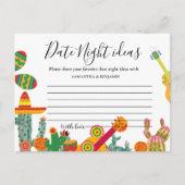 Taco Over Liefde Mexicaanse date avond ideeën Advieskaart (Voorkant)