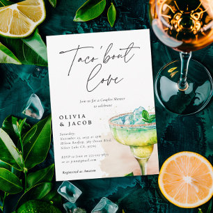 Taco over liefde Mexicaanse koppels Douche uitnodi Kaart