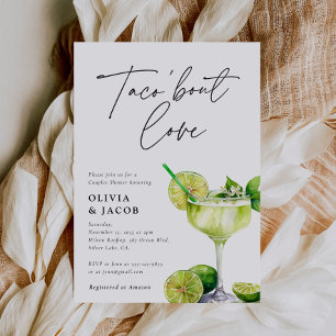 Taco over liefde Mexicaanse koppels Douche uitnodi Kaart