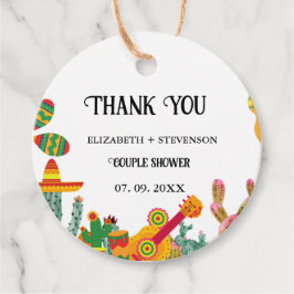 Taco over liefde paar douche dank je bedankjes labels