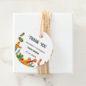 Taco over liefde paar douche dank je bedankjes labels (In situ)