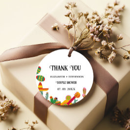 Taco over liefde paar douche dank je bedankjes labels