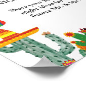 Taco over liefde Vrijgezellenfeest Paar bruiloft t Poster (Hoek)