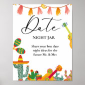 Taco over liefde Vrijgezellenfeest Paar bruiloft t Poster (Voorkant)