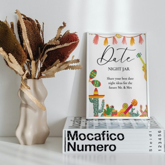 Taco over liefde Vrijgezellenfeest Paar bruiloft t Poster