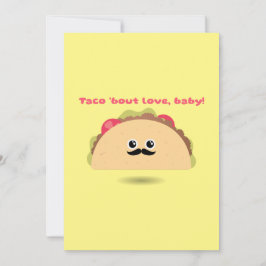 Taco Over Love Baby Valentijnsdag Feestdagenkaart
