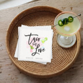Taco Over Love Bruiloft Feest Papieren Bordje