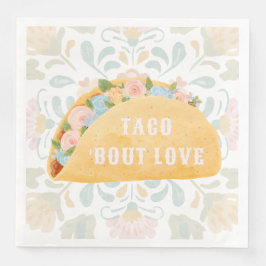 Taco Over Love Coquette Mexicaanse Taco Fiesta Servet