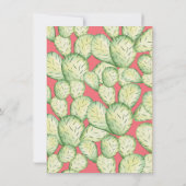 Taco over Love Couples Shower Invitations Kaart (Achterkant)