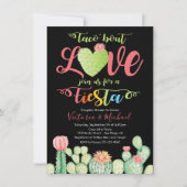 Taco over Love Couples Shower Invitations Kaart (Voorkant)