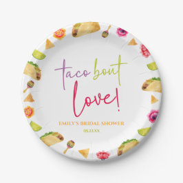 Taco Over Love! Fiesta Bruiloft Borrel Papieren Bordje