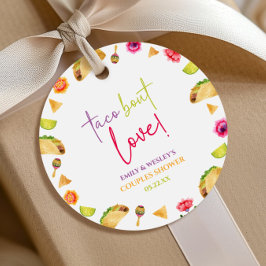 Taco Over Love! Fiesta Bruiloft Koppels Bruisparty Bedankjes Labels