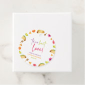 Taco Over Love! Fiesta Bruiloft Koppels Bruisparty Bedankjes Labels (In situ)