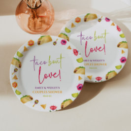 Taco Over Love! Fiesta Bruiloft Koppels Bruisparty Papieren Bordje