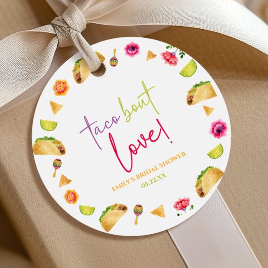 Taco Over Love! Fiesta Bruiloftsfeest Bedankjes Labels