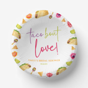 Taco Over Love! Fiesta Bruiloftsfeest Papieren Kommen