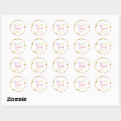 Taco Over Love! Fiesta Bruiloftsfeest Ronde Sticker (Vel)