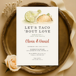 Taco Over Love Fiesta Feestelijke Koppelsalon Kaart