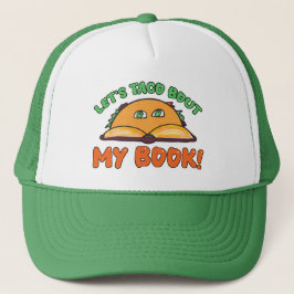 Taco over mijn boek Funny Writer Promotie Trucker Pet