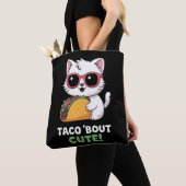Taco 'Over Schattige kitten Tote Bag (Dichtbij)