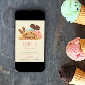Taco over Sweet Ice Cream Verjaardag uitnodiging