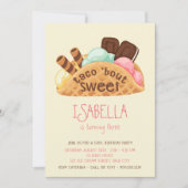 Taco over Sweet Ice Cream Verjaardag uitnodiging (Voorkant)