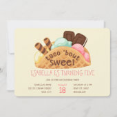 Taco Over Sweet Waffle Ice Cream Verjaardag Kaart (Voorkant)