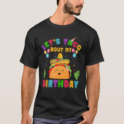 Taco Over Twee 2e Verjaardag Outfit Mexicaanse Bda T-shirt (Voorkant)