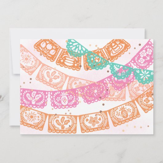 Taco over twee verjaardagsuitnodiging kaart (Achterkant)