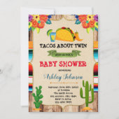 Taco over tweeledige uitnodiging voor een themafam (Voorkant)