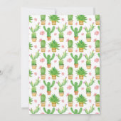 Taco Over Twins Fiesta Llama Mexicaans Baby shower Kaart (Achterkant)