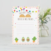 Taco over Twins! Thema thema Advies en goede wense Kaart (Staand voorkant)