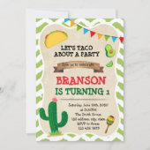 Taco over uitnodiging verjaardagsfeestje (Voorkant)