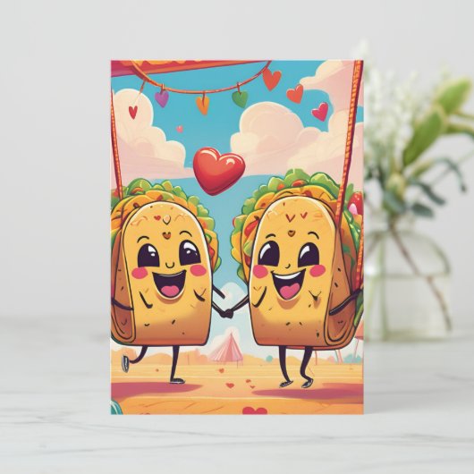 taco over uitnodigingen voor liefde (Staand voorkant)