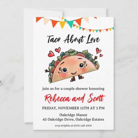 taco over uitnodigingen voor liefde (Voorkant)