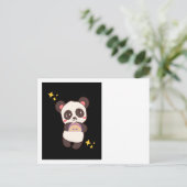 Taco panda leuk grappig briefkaart (Staand voorkant)