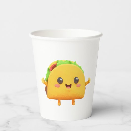 Taco Papieren Bekers (Achterkant)